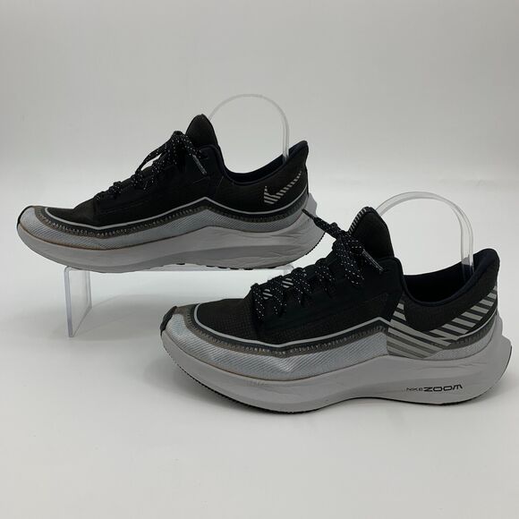 Nike Running Shoes Womens 8 Zoom Winflo 6 Shield Black Athletic Sports Training - Picture 4 of 12